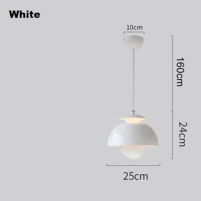 Nordic Hanglamp – Moderne Hanglamp met E27 LED-lamp voor Woonkamer, Slaapkamer of Hotel SimpelComfort