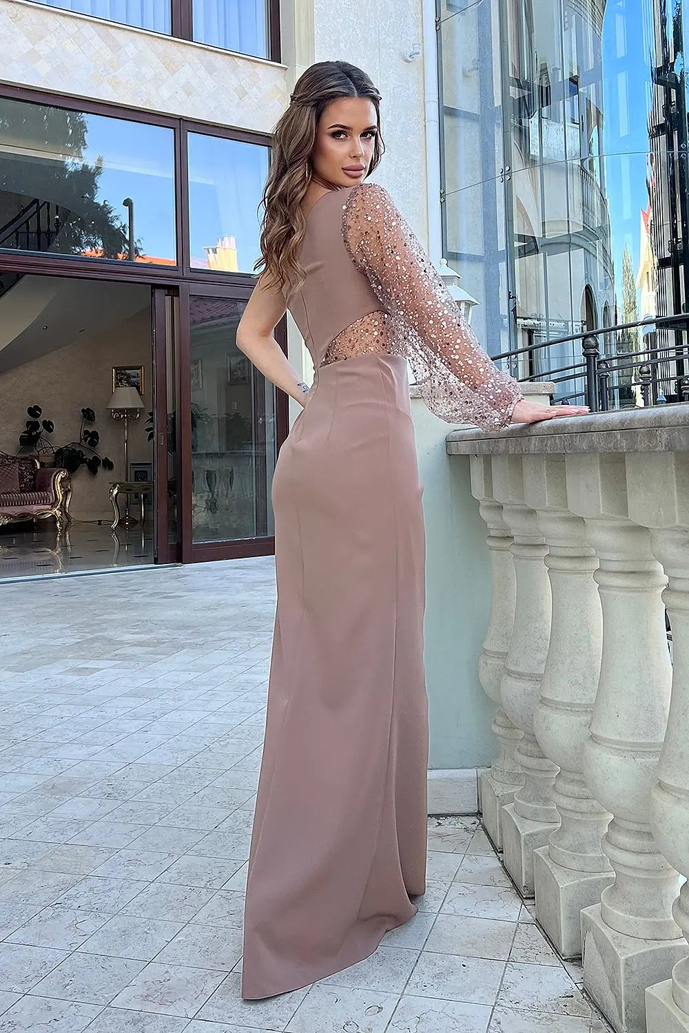 Long dress model 202384 Bicotone Bicotone