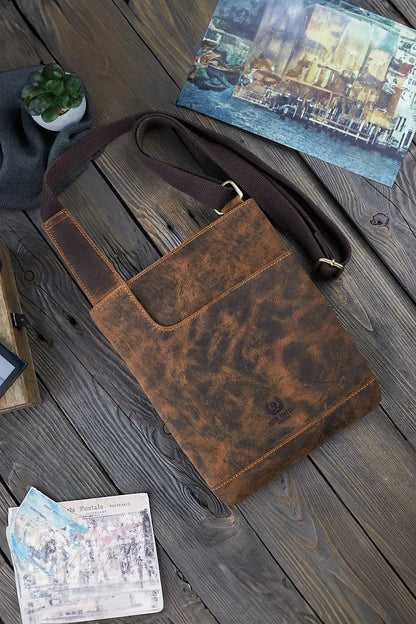 Natural leather bag Galanter Galanter