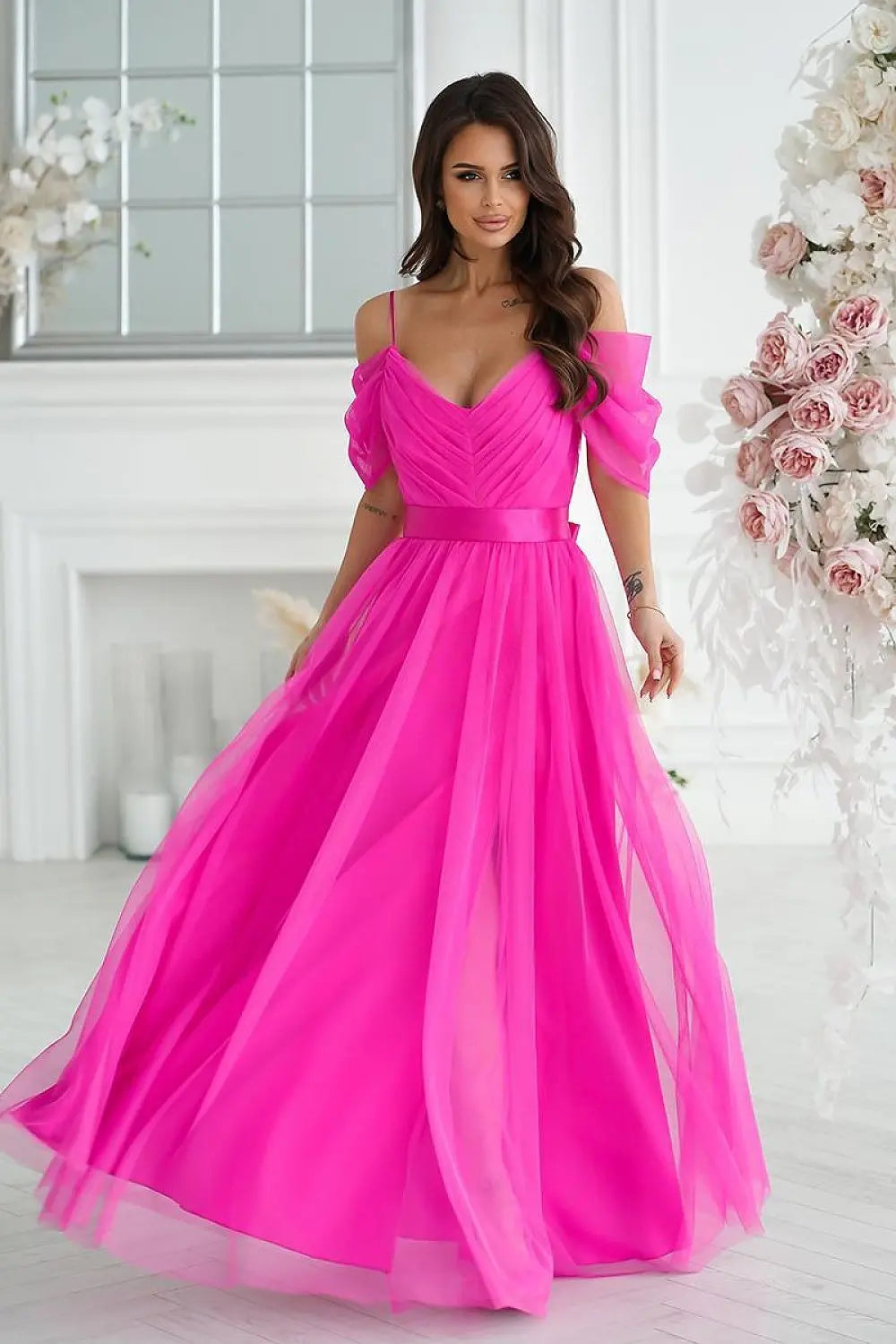 Long dress model 203757 Bicotone Bicotone