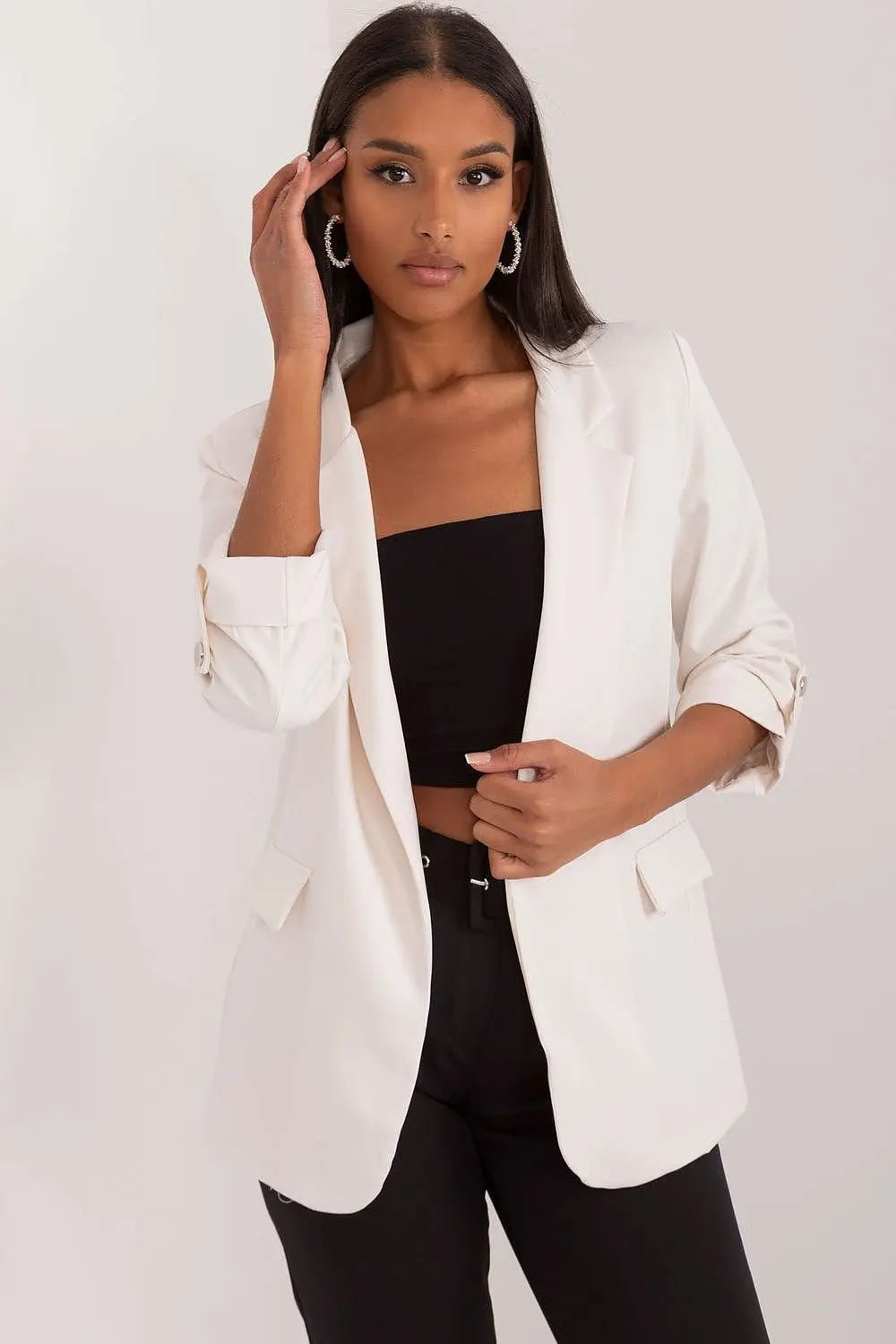 Women's Blazer with 3/4 Sleeves Och Bella