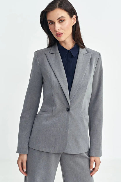 Tailored Women's Jacket with Tennis-Style Stripes Nife