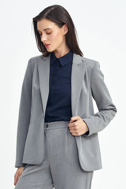 Tailored Women's Jacket with Tennis-Style Stripes Nife