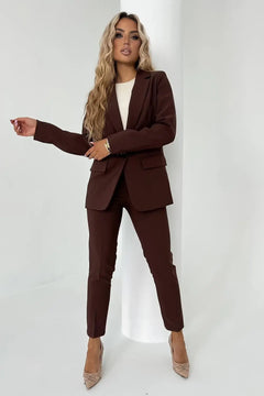 Women's Business Blazer with Open Collar Cabba