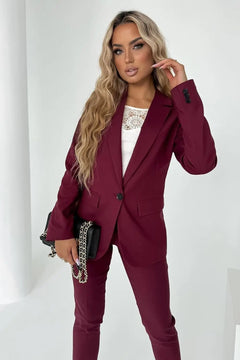 Women's Business Blazer with Open Collar Cabba