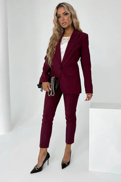 Women's Business Blazer with Open Collar Cabba