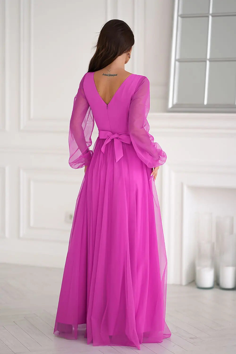 Long dress model 203762 Bicotone Bicotone