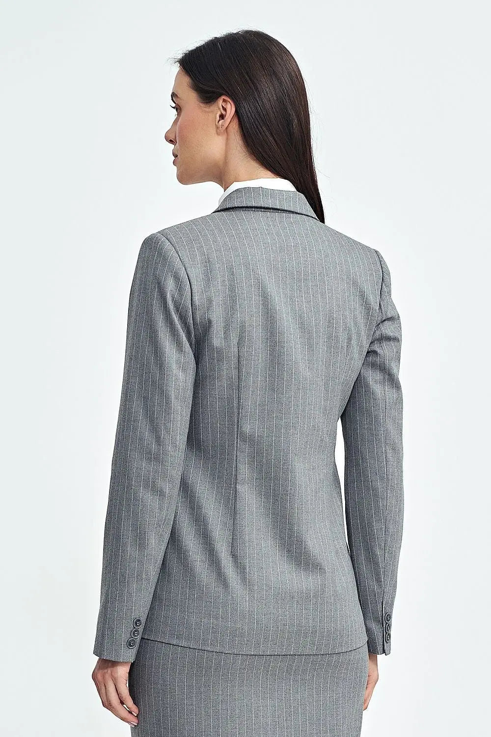 Tailored Women's Jacket with Tennis-Style Stripes Nife