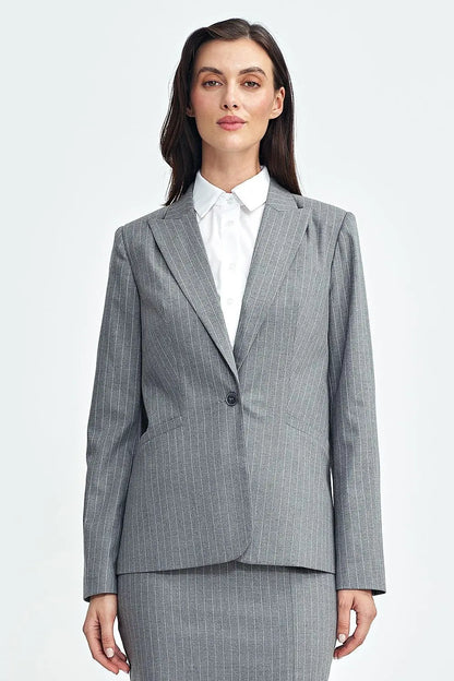 Tailored Women's Jacket with Tennis-Style Stripes Nife