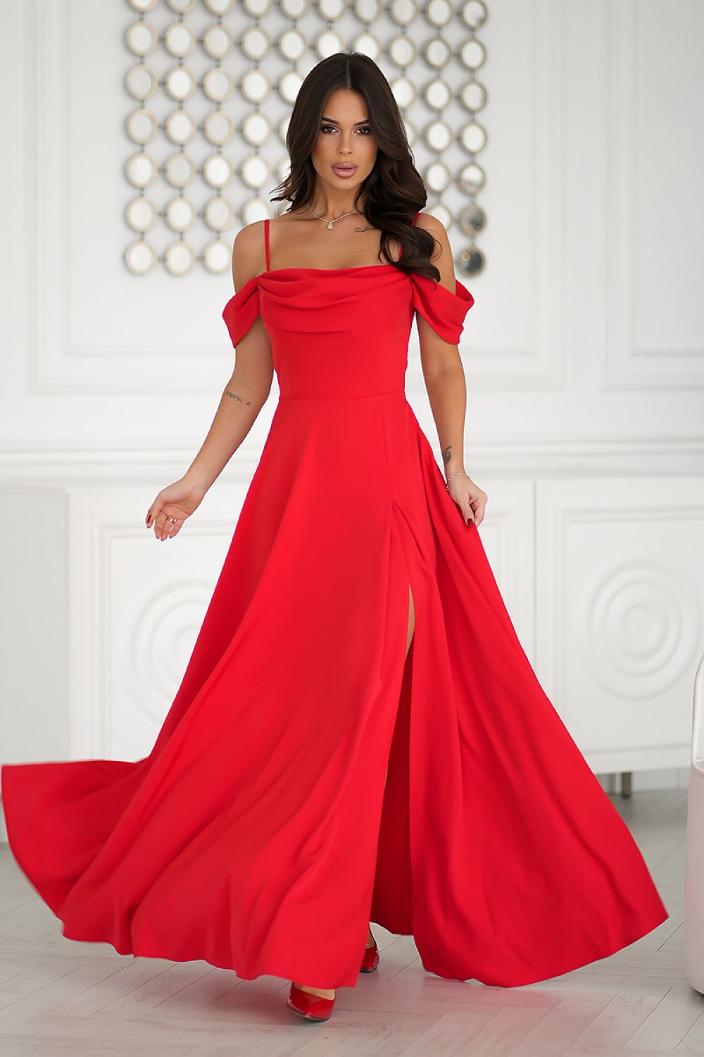 Long dress model 203761 Bicotone Bicotone