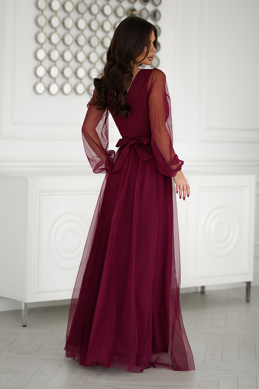 Long dress model 203762 Bicotone Bicotone