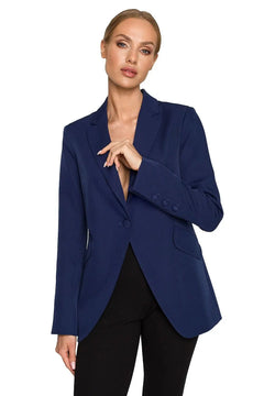 Classic Waisted Blazer with Patch Pockets – Fully Lined Moe