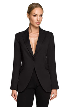 Classic Waisted Blazer with Patch Pockets – Fully Lined Moe