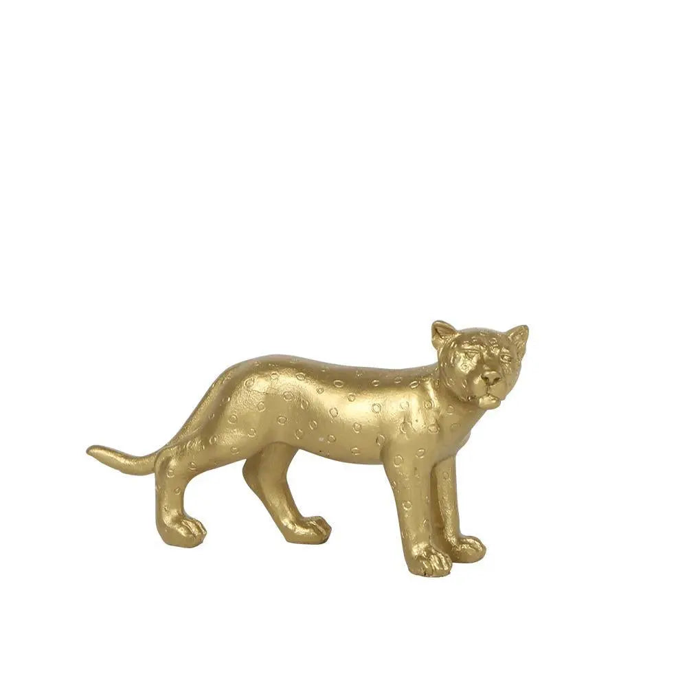 Kolibri Home | Ornament - Gouden decoratie Jaguar Everspring